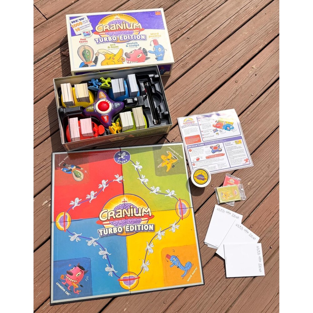 Vintage 2004 Cranium Turbo Edition Board Game